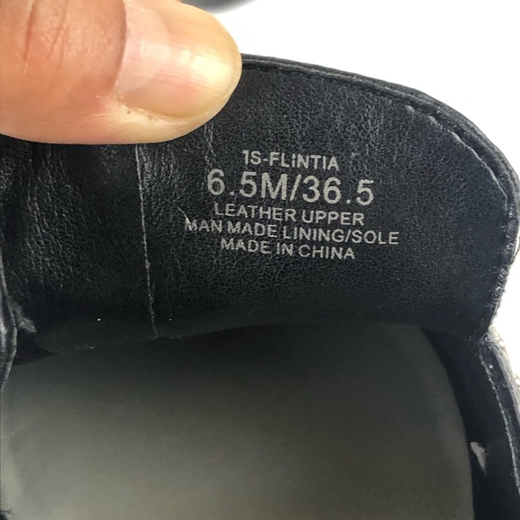 🎉1 State Black Studded Loafers - Picture 5 of 9